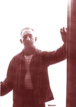 Adolph Gottlieb en su estudio de Provincetown, verano de 1952